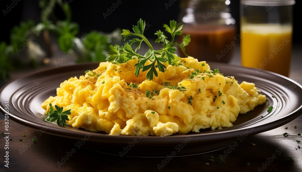 scrambled egg, AI generated scrambled egg, AI generated