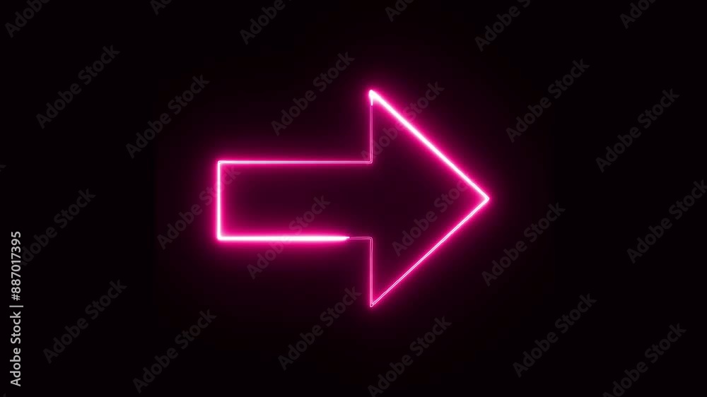 Animated arrow Red Neon right Arrow Animation | Animated Bouncing Arrow with Glowing Effect on Black Background | Directional right Arrow Icon. Animated arrow Red Neon right Arrow Animation | Animated Bouncing Arrow with Glowing Effect on Black Background | Directional right Arrow Icon.