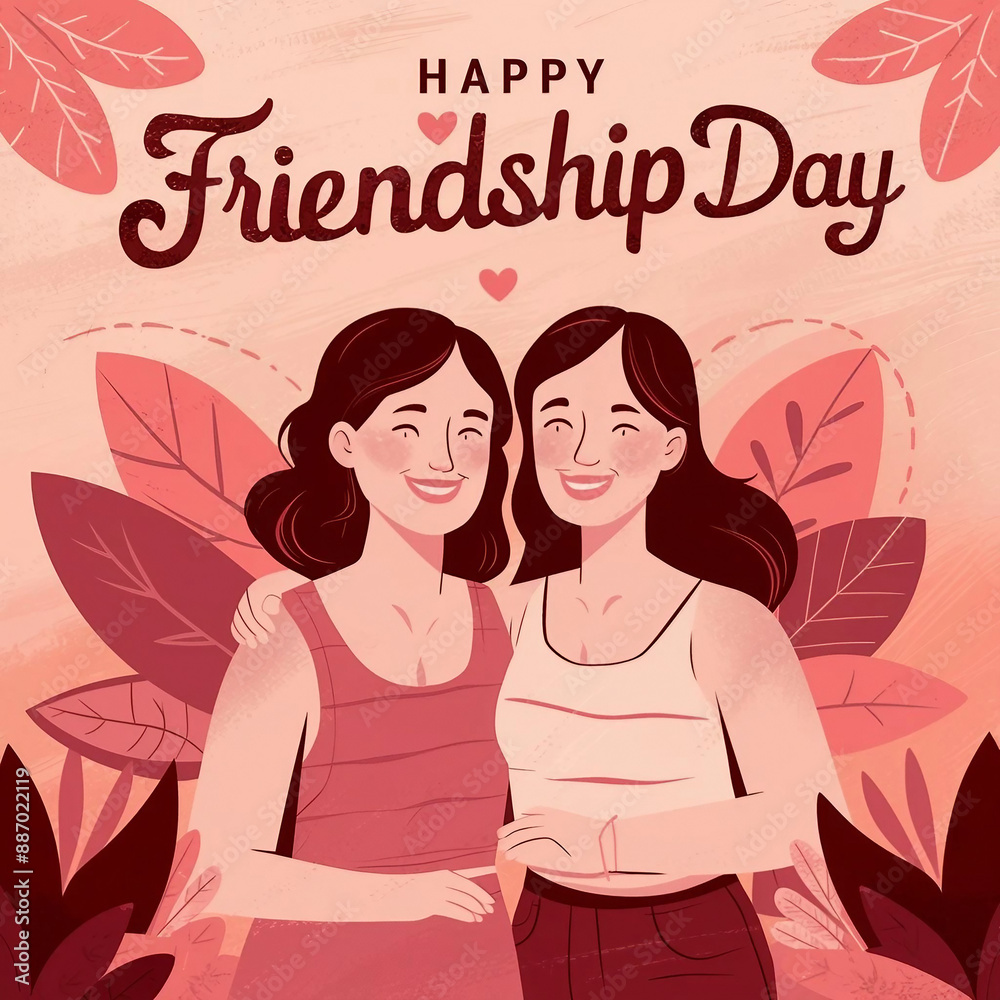 Happy friendship Day Greeting card Happy friendship Day Greeting card