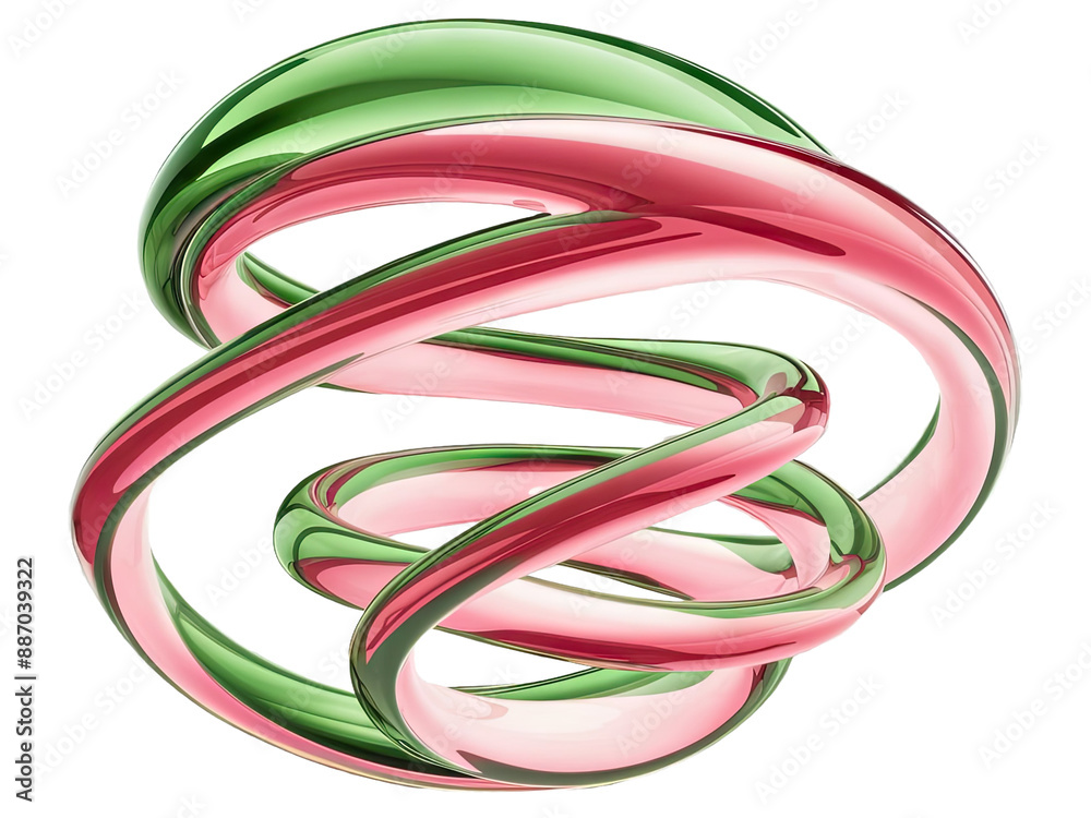 Isolated PNG 3d Abstract Shape, GENERATIVE AI Isolated PNG 3d Abstract Shape, GENERATIVE AI