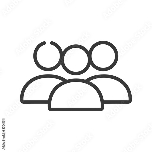 forum minimalist line art icon logo symbol