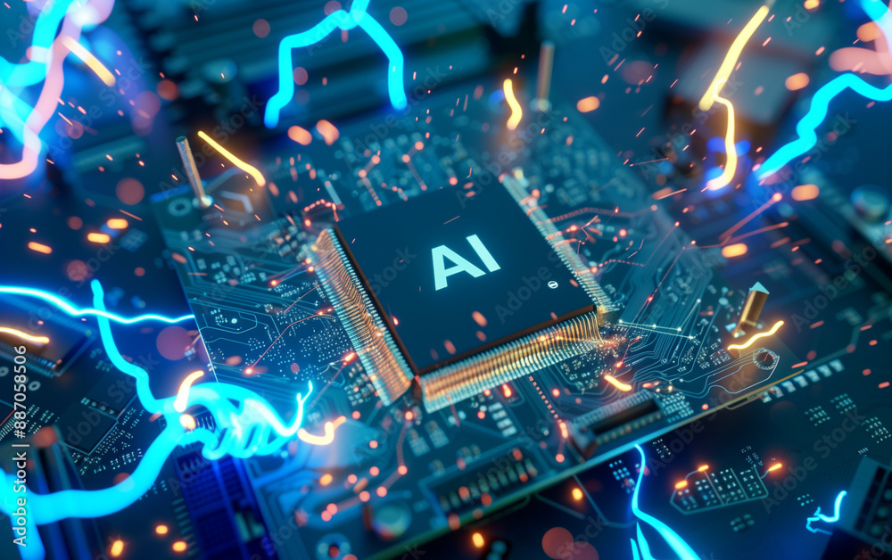 Fusion of AI and advanced 3D rendering technology: Futuristic visuals ...