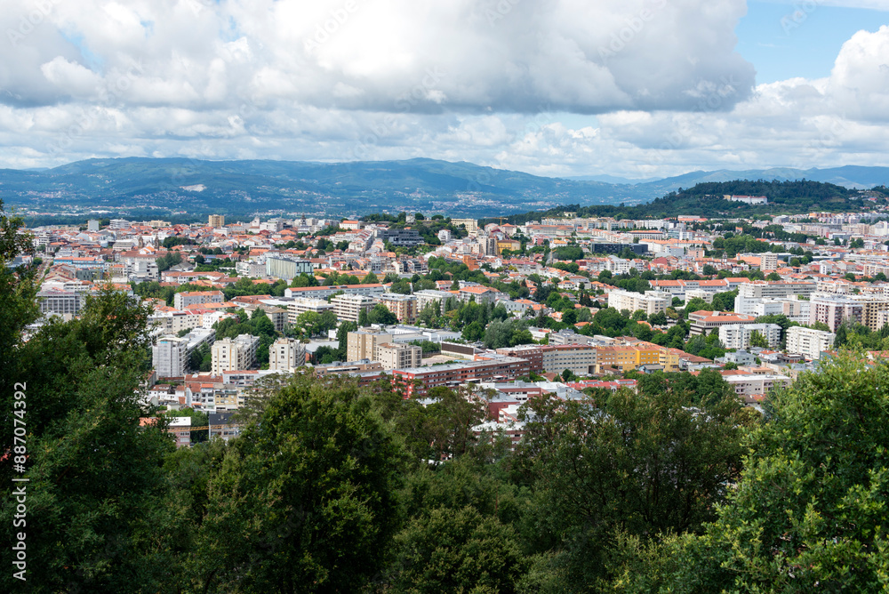 Panorama view of Braga as seen from the Miradouro do Monte do Picoto. Taken in Portugal in July 2024. Panorama view of Braga as seen from the Miradouro do Monte do Picoto. Taken in Portugal in July 2024.