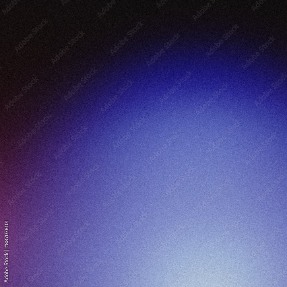 Obraz premium Grainy texture abstract background transitioning from black to blue to white