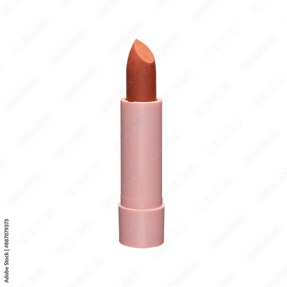 An elegant sample of a cosmetic swatch showcasing a rich shade and silky texture. Perfect for use in advertising campaigns, product catalogs, and sales presentations.