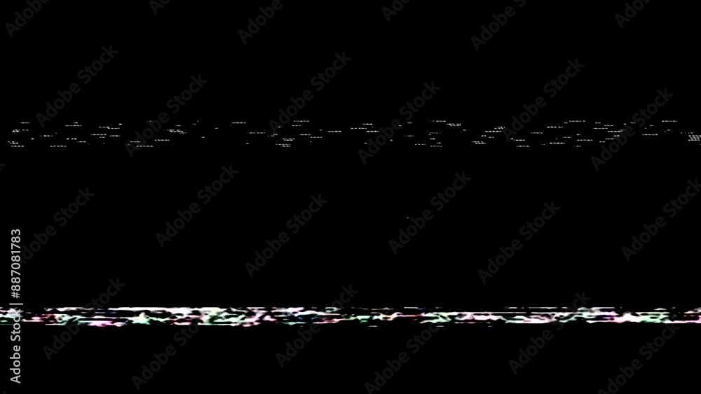Old VHS tape damaged  overlay effect ,bad quality noise glitch visual effect . Vintage background footage..
