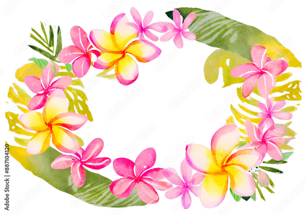 plumeria flower wreath flame plumeria flower wreath flame