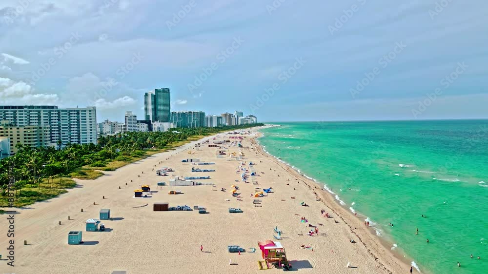 Miami south beach aerial view. Summer vacation at Miami beach Biscayne Bay. Sea beach seashore of Miami, Florida. Coastline in summer. Vacation at sea. Summer vacation on Miami beach. Luxury life Miami south beach aerial view. Summer vacation at Miami beach Biscayne Bay. Sea beach seashore of Miami, Florida. Coastline in summer. Vacation at sea. Summer vacation on Miami beach. Luxury life