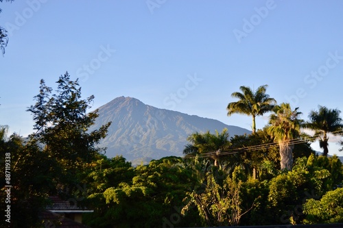 Mount Meru in summer photo