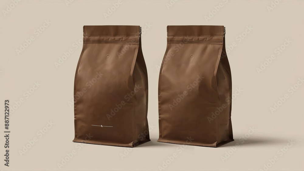 mockup of craft packs for roasted coffee beans. Advertising subject photography. AI generation
mockup of craft packs for roasted coffee beans. Advertising subject photography. AI generation