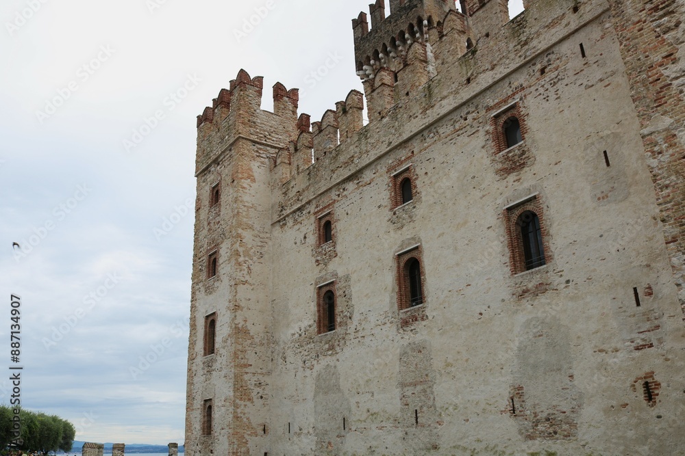 Sirmione town located at the Garda lake in Italy. Sirmione town located at the Garda lake in Italy.
