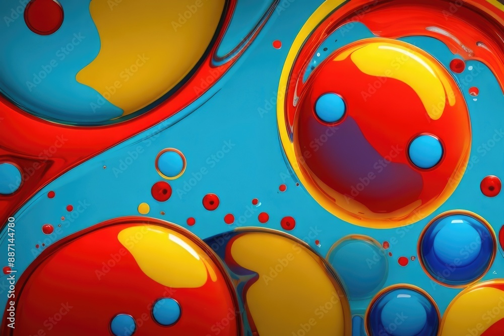 Abstract liquid circle texture Abstract liquid circle texture