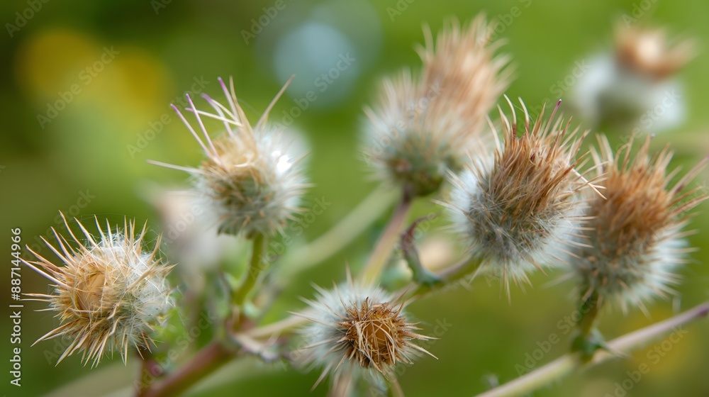 3. Close-up of milk thistle seeds with a focus on their texture and color, against a natural backdrop 3. Close-up of milk thistle seeds with a focus on their texture and color, against a natural backdrop