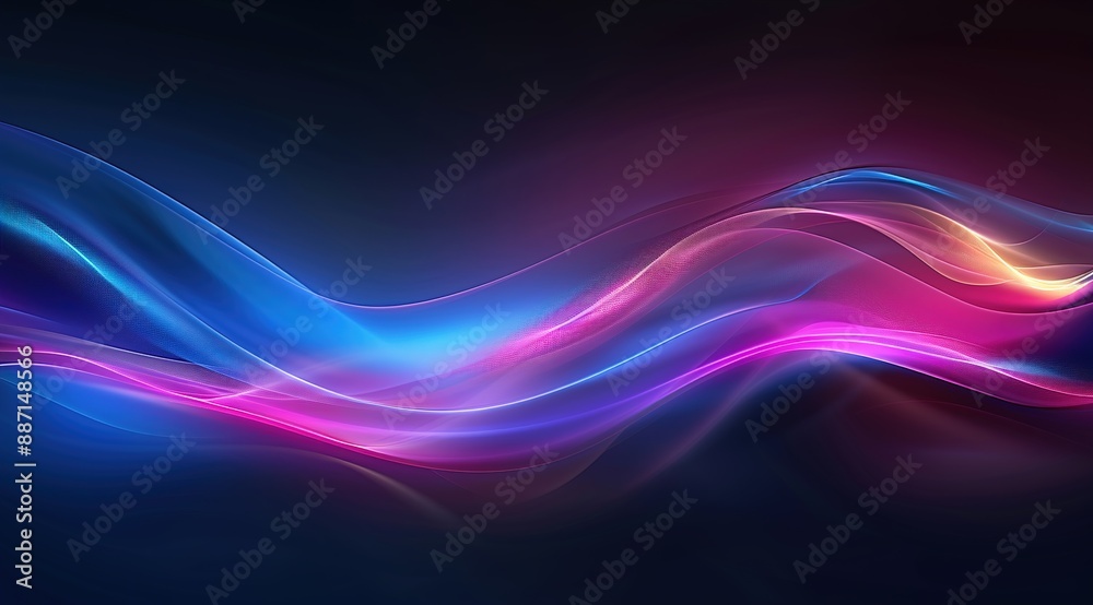 abstract background with blue waves abstract background with blue waves