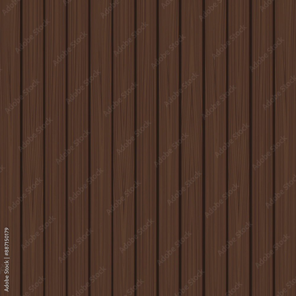Naklejka premium dark brown potrait elongated square wood background vector