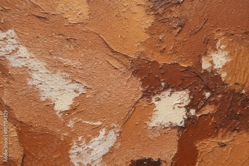 Wallpaper Mural Close-up impasto painting brown abstract texture Torontodigital.ca