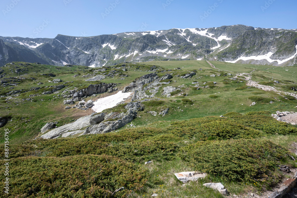 Rila Mountain near The Seven Rila Lakes, Bulgaria Rila Mountain near The Seven Rila Lakes, Bulgaria