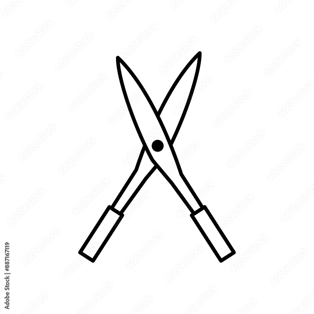 scissors garden icon scissors garden icon
