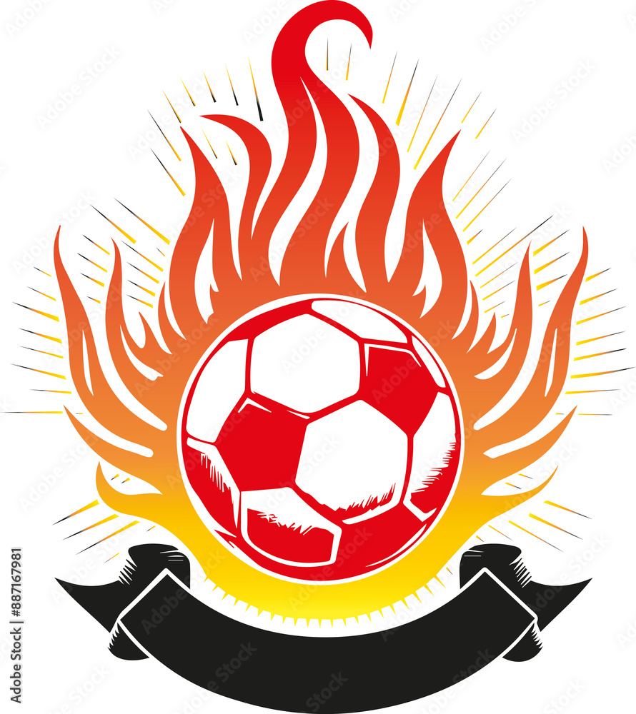 Fototapeta premium Escudo de futebol