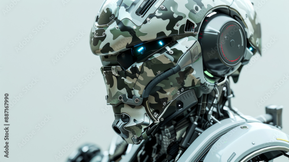 Futuristic robotic soldier camouflage skin Futuristic robotic soldier camouflage skin