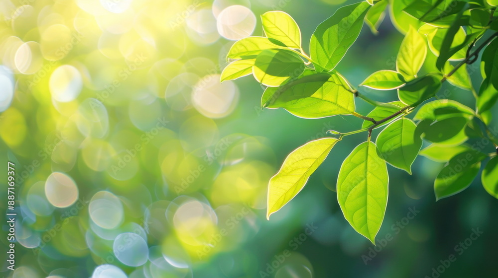 green leaf bokeh nature background, wallpaper green leaf bokeh nature background, wallpaper