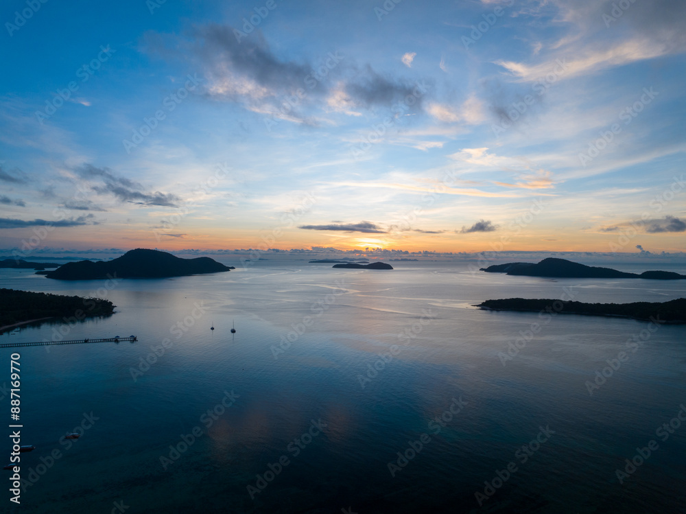 Nature beautiful Light Sunset or sunrise over sea,Colorful clouds dramatic sky scenery, Amazing clouds and waves in sunrise beginning sky background Nature beautiful Light Sunset or sunrise over sea,Colorful clouds dramatic sky scenery, Amazing clouds and waves in sunrise beginning sky background