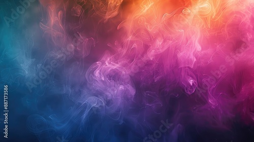 Background with smoke