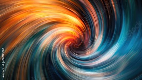 Background with spinning blur