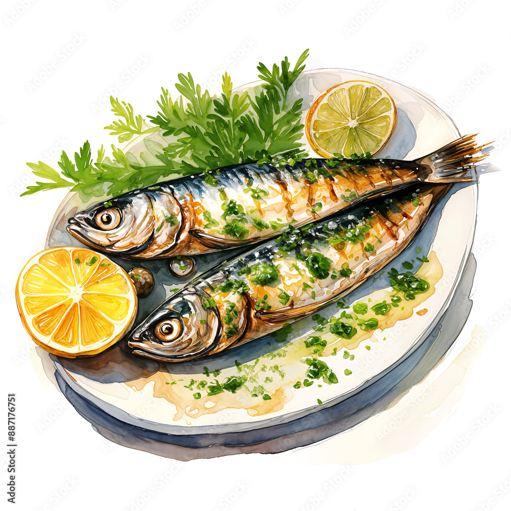grilled fish with vegetables grilled fish with vegetables