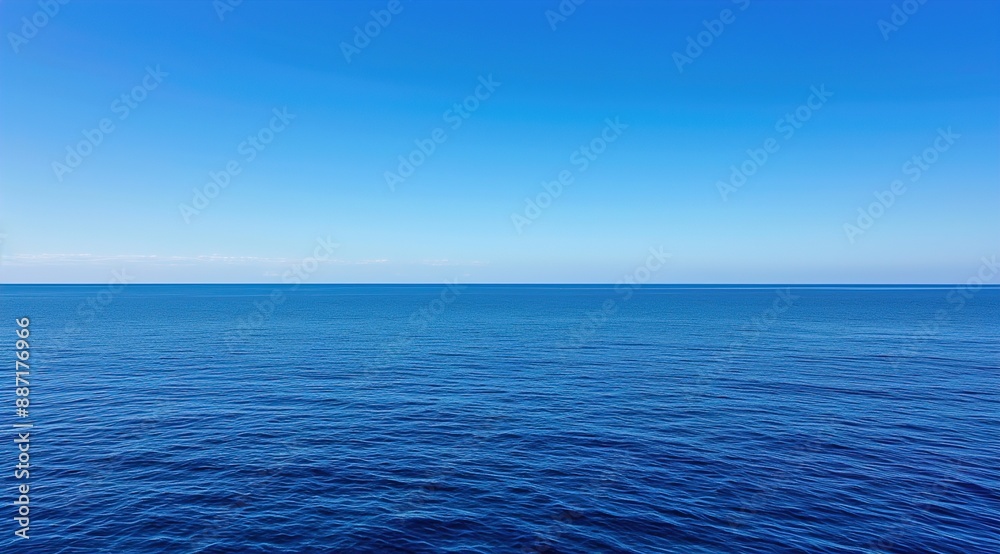 Fototapeta premium blue sea and sky