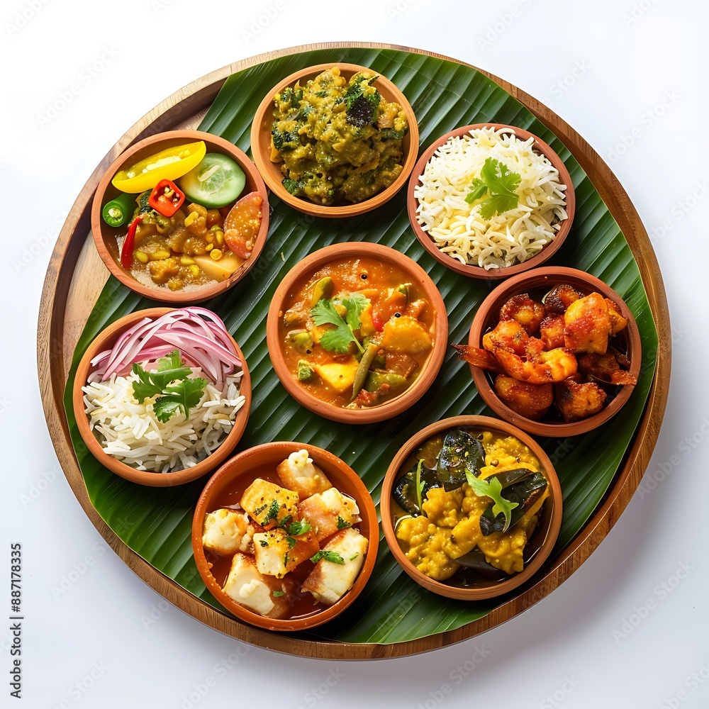 Board and plate of tasty Pootha with on white background. Board and plate of tasty Pootha with on white background.