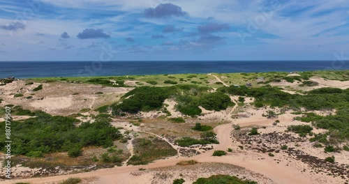 Cape Cod National Seashore Dune Shack Aerial Drone photo