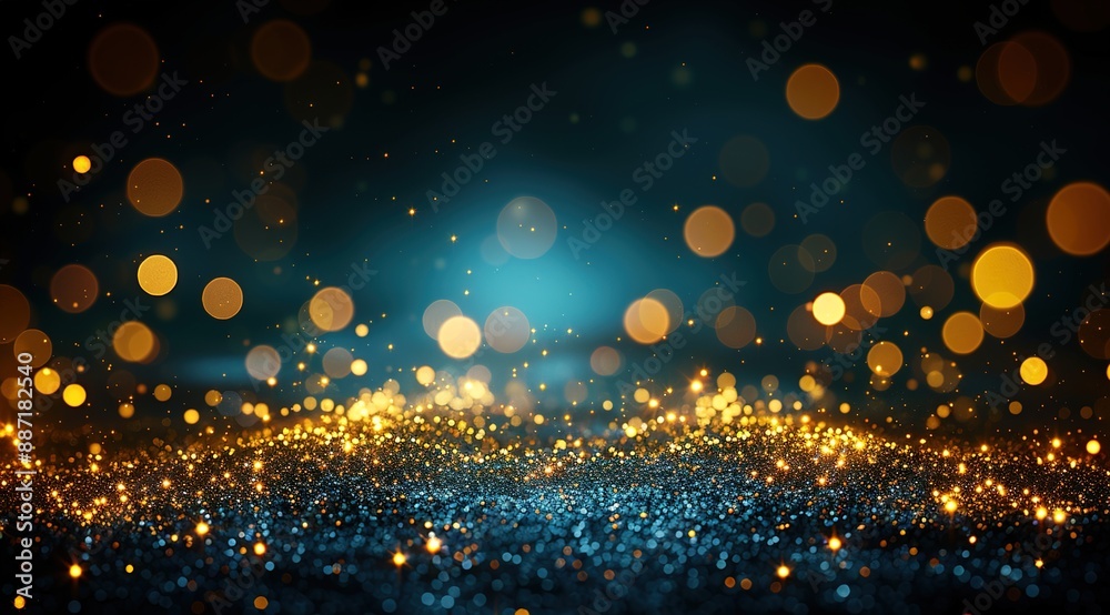 Fototapeta premium background with bokeh lights