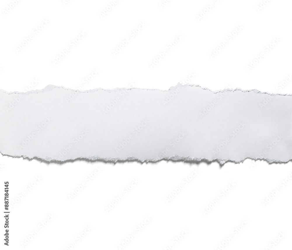 White Torn paper piece isolated on background ripped Vector illustration White Torn paper piece isolated on background ripped Vector illustration