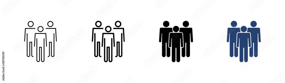 People icon set. person icon vector. User Icon vector. team symbols People icon set. person icon vector. User Icon vector. team symbols