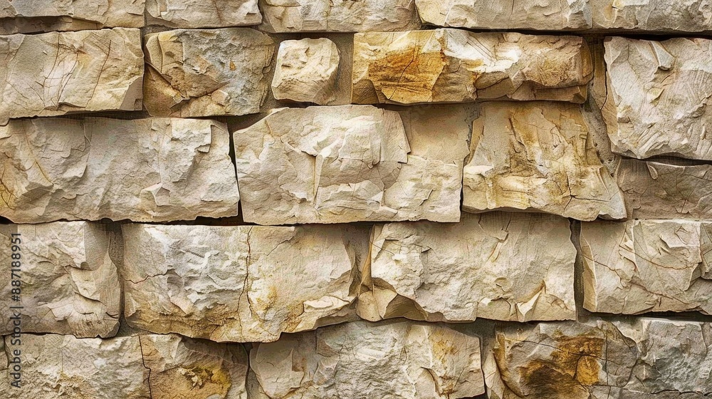 Fototapeta premium Attractive beige stone backdrop