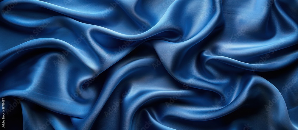 Abstract Blue Fabric Texture Abstract Blue Fabric Texture