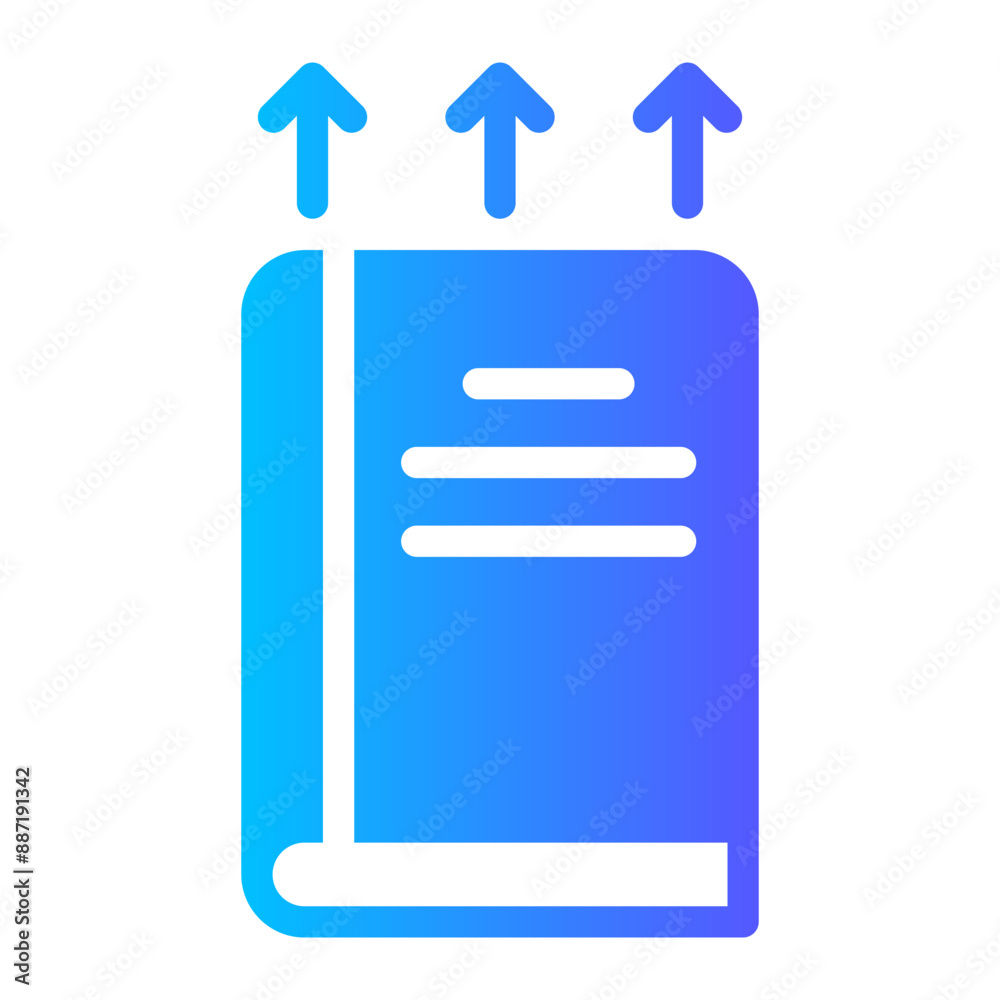 learn more gradient icon