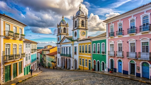Historic district of Pelourinho in Salvador, Brazil