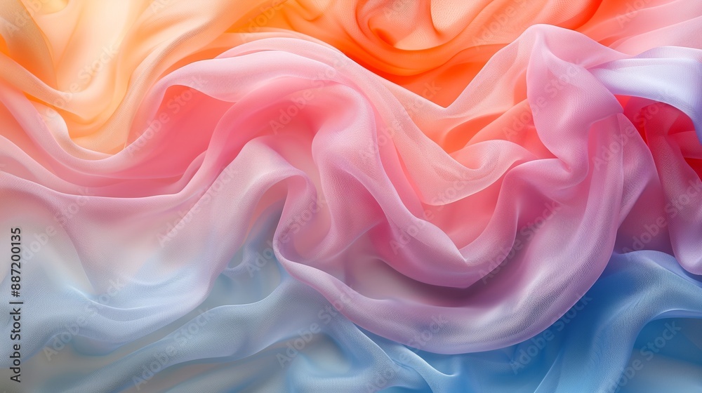 abstract background with soft color waves and flowing fabric abstract background with soft color waves and flowing fabric