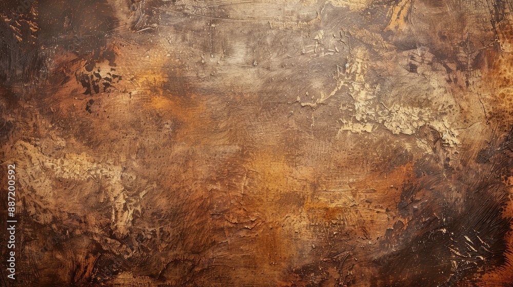 Brown textured background with space for text