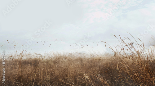 Analogical photograph of a countryside
