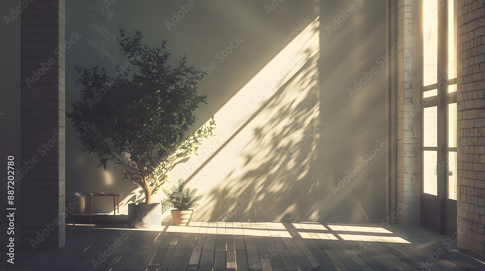 Fototapeta premium Minimalist realistic setup