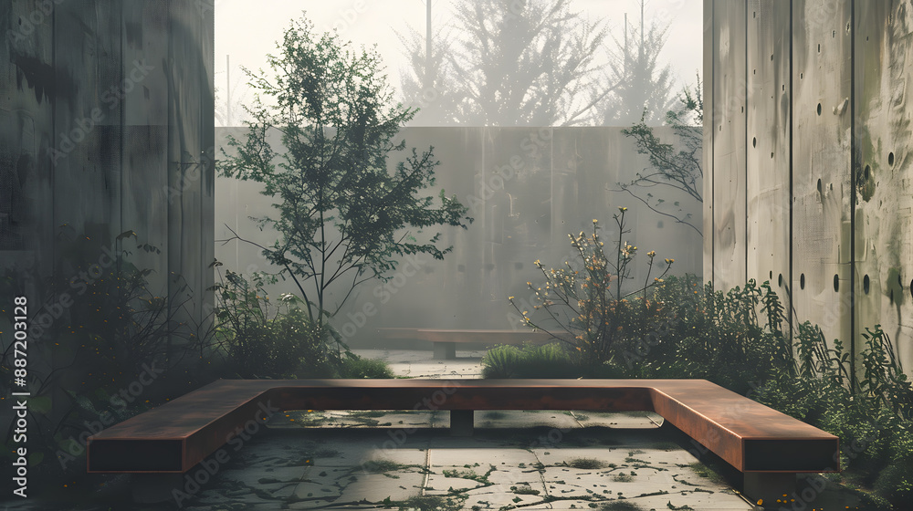 Obraz premium Minimalist realistic setup