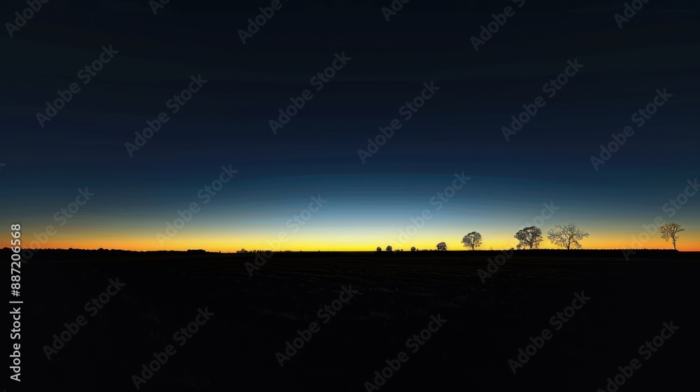 A beautiful sunset with a tree in the foreground. Generate AI image A beautiful sunset with a tree in the foreground. Generate AI image