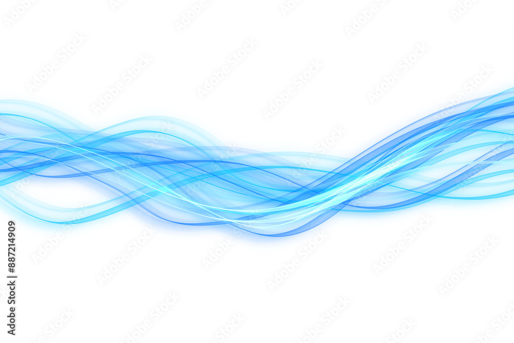 abstract blue line streak wave effect