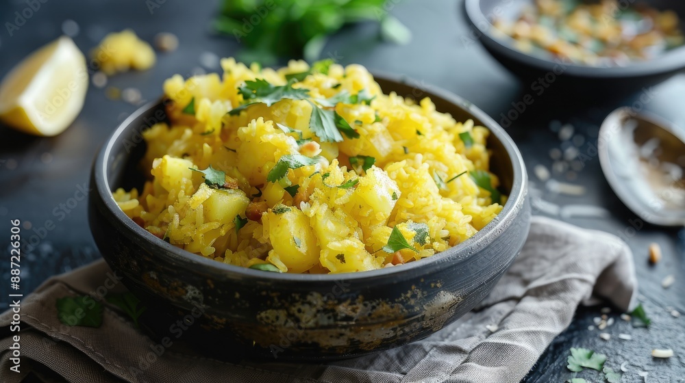 Aloo Pohe Classic Indian Breakfast with Flattened Rice Aloo Pohe Classic Indian Breakfast with Flattened Rice