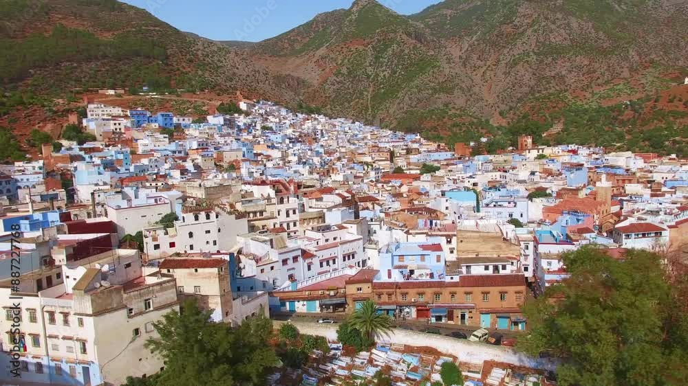 Chefchaouen, Morocco is known as the Blue City due to its blue buildings set in the mountains. Its cultural allure attracts many tourists to this picturesque destination Chefchaouen, Morocco is known as the Blue City due to its blue buildings set in the mountains. Its cultural allure attracts many tourists to this picturesque destination