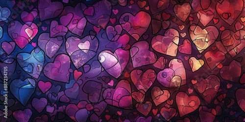 Love is in the Air. Hearts Galore concept