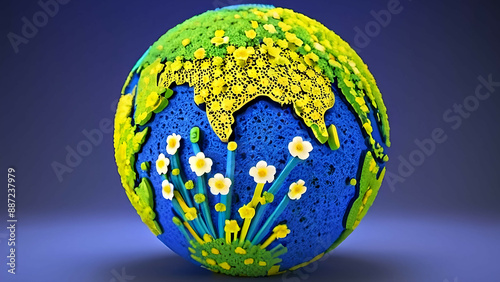 Planet Earth as a garden. photo